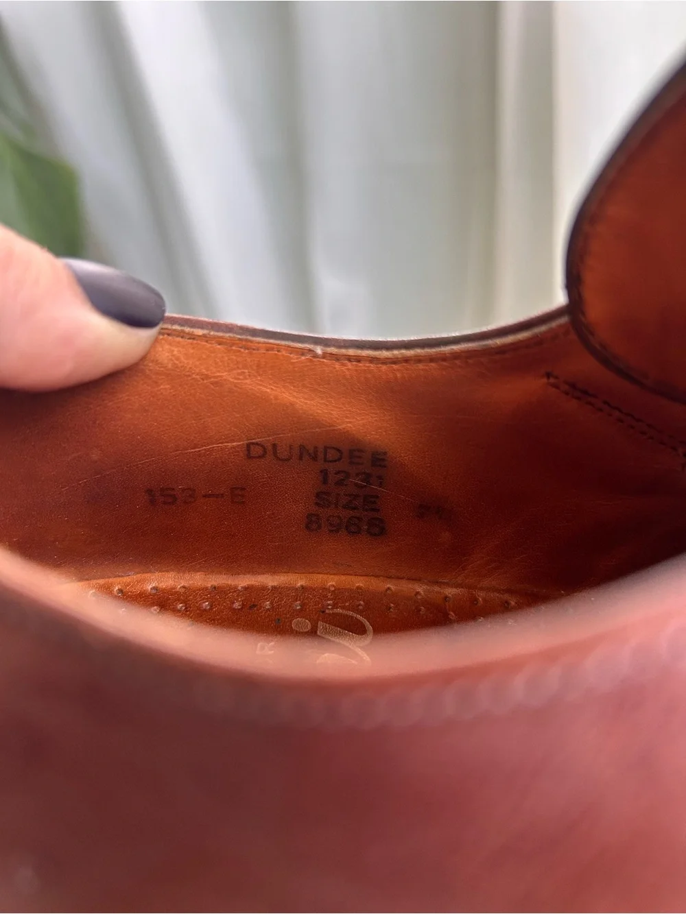 Mauri Dundee Brown Leather Monk Strap Dress Shoes Made in England UK 7.5 US 8.5